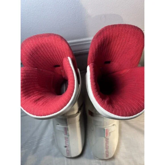 Salomon SX82 Rear Entry Ski Boots HPC Alpine Skiing Size 55 335 mm Vintage - Picture 6 of 6